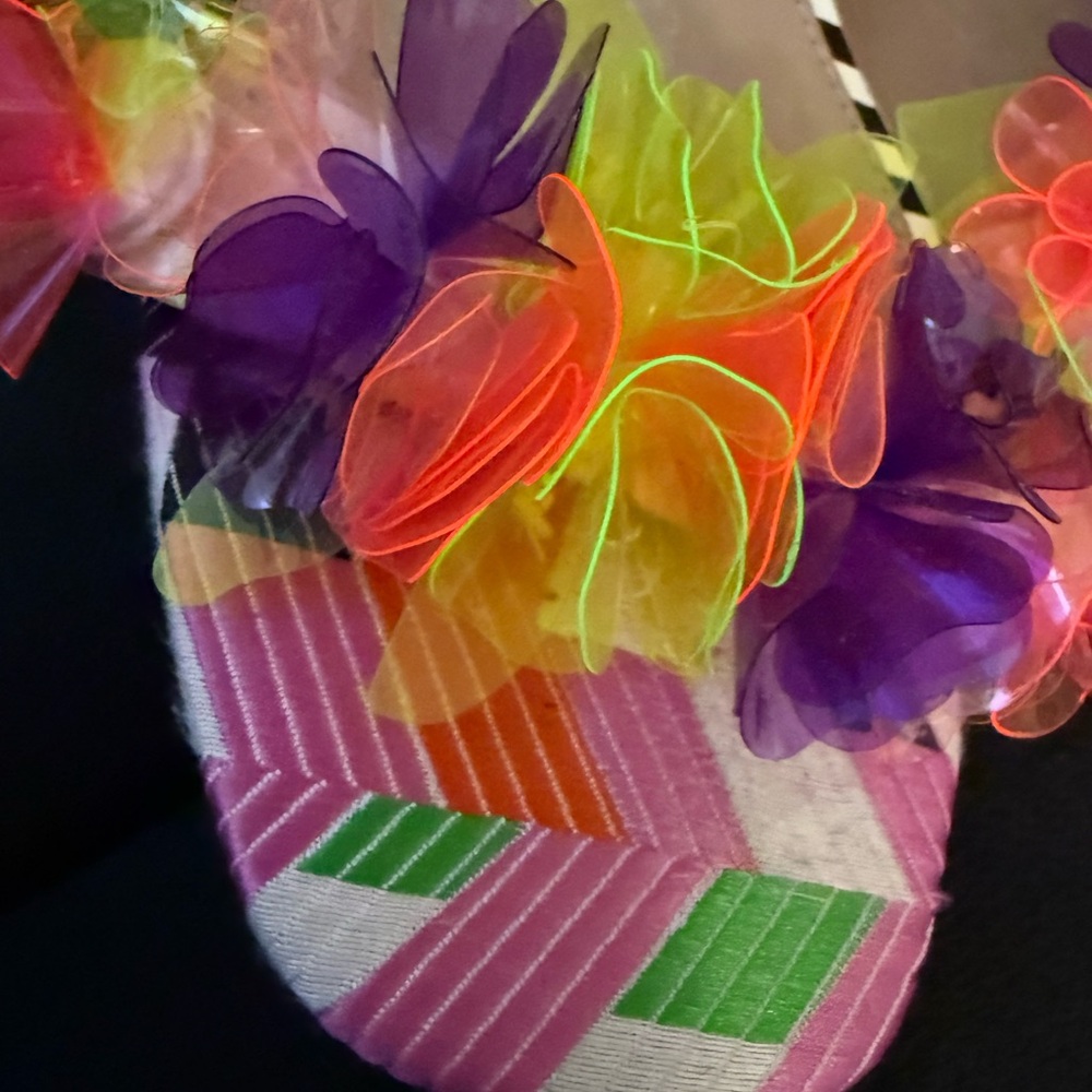 Women’s Multicolor Floral Accent Slide Sandal - Picture 10 of 11
